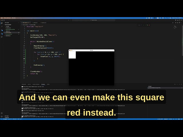 Raylib - DrawPixel