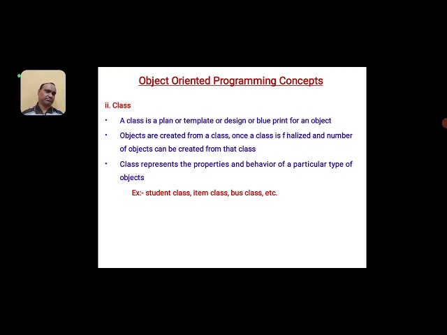 Session-VII - OOP Concepts - Part-1