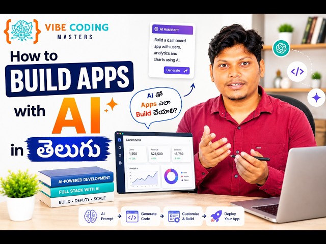 How to build apps with AI in Telugu  | Vibe Coding Course In Hyderabad