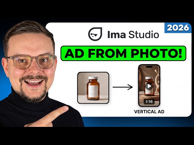 Turn One Product Photo Into a Vertical Video Ad (2026) — Ima Studio Tutorial