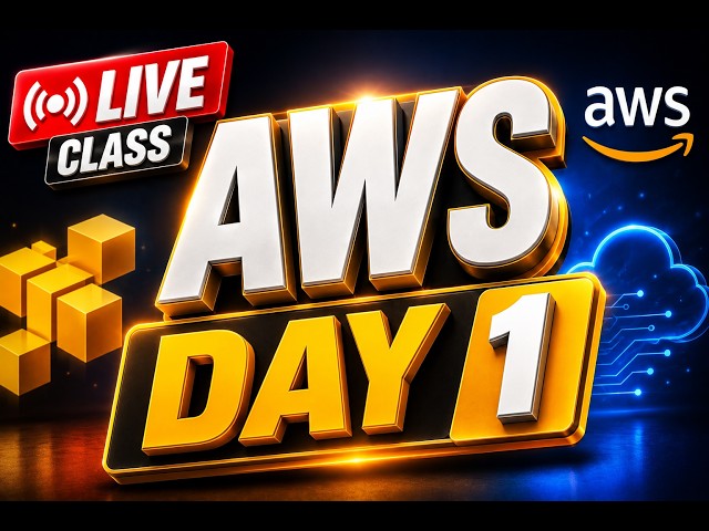 AWS Day 1 LIVE: AWS Cloud Fundamentals | Complete AWS Course for Beginners | Hindi 2026