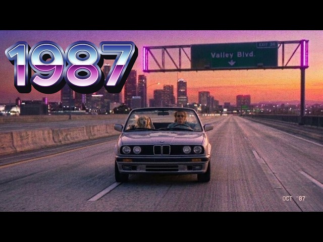 It’s 1987 and You’re Cruising the Neon Highway✨| Retro 80s Mix Rick Astley, A-ha, Cyndi Lauper