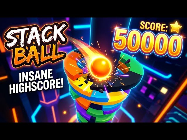 STACK BALL INSANE HIGHSCORE 50000🤯 | LIVE