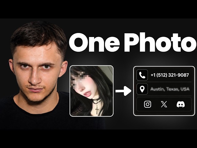 How Hackers Find Your Info From ONE Photo...