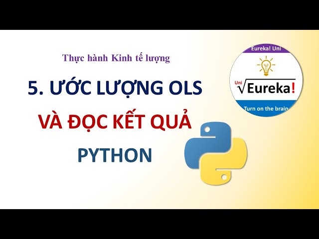 Python 5 Ước lượng OLS và đọc kết quả trong Python