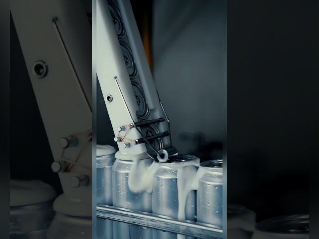 A fully automated production line of Beers