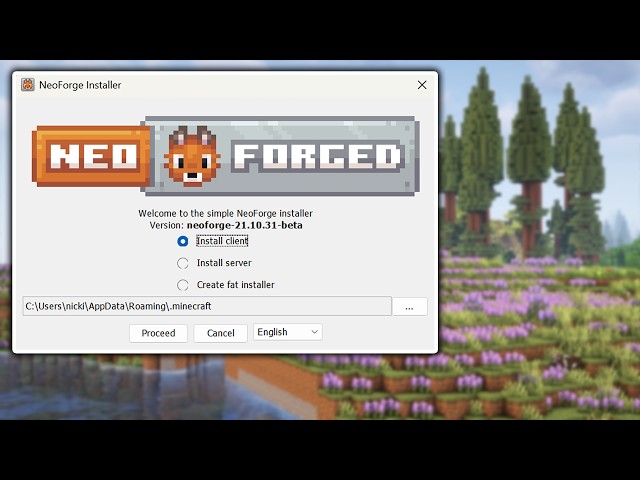 How To Install NeoForge in Minecraft 1.21.11