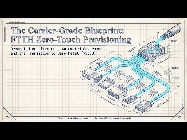 The Carrier-Grade Blueprint: FTTH Zero-Touch Provisioning (1m 54s SLA with GitOps)