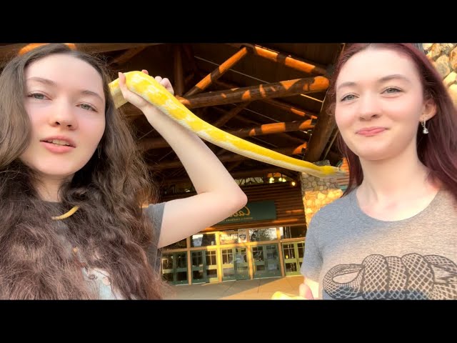 Taking our pet snakes to Cabela’s + Cabela’s tour!!