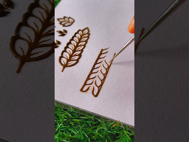 Basic border line mehndi design || #mehndi#bordermehndi #art #shorts #ytshorts #henna_Titli's