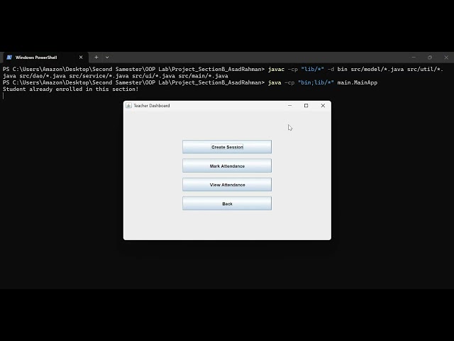 Object-Oriented Programming (OOP) Semester Project