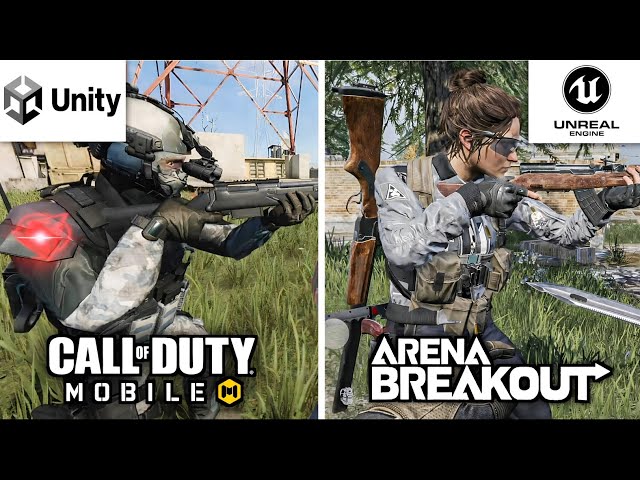 COD Mobile vs Arena Breakout – Unity Engine vs Unreal Engine Comparison..