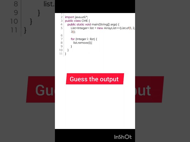 Why this Java code fails #java #javainterview #coding #developer #javashorts
