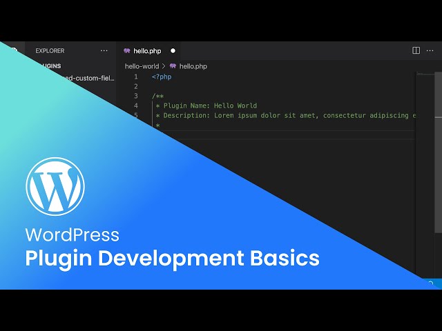 WordPress - Plugin Development Basics