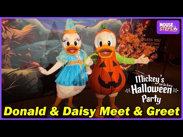 We Meet Donald Duck and Daisy Duck at Mickey’s Not-So-Scary Halloween Party 2026 - Walt Disney World