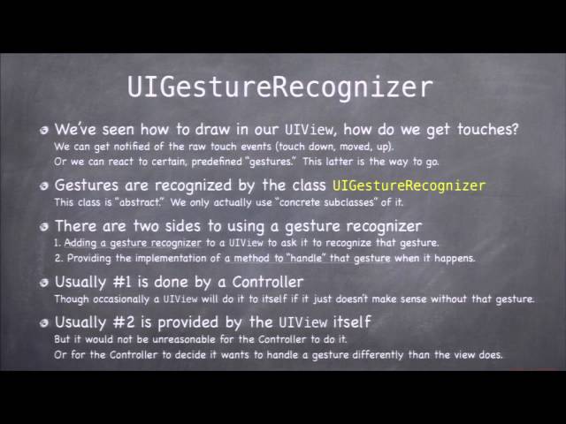 Lecture #7  Views and Gestures