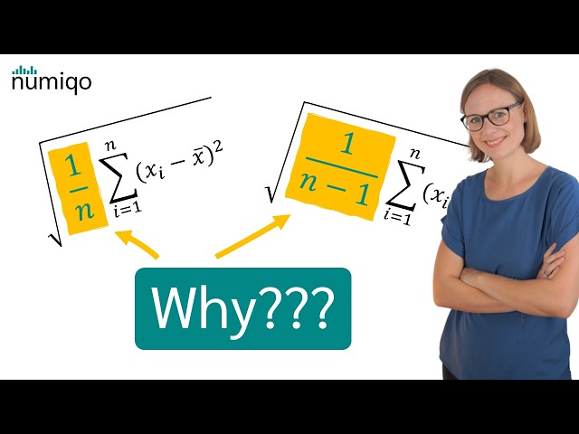 Why two Formulas for Standard Deviation? When and Why use n vs. n−1.