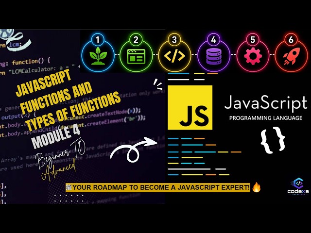 JavaScript Functions And Types of Functions | Module 4
