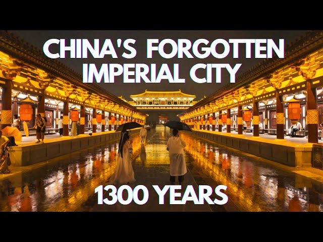 I Explored a 1,300-Year-Old Tang Dynasty City in the Rain... But It's NOT Real!