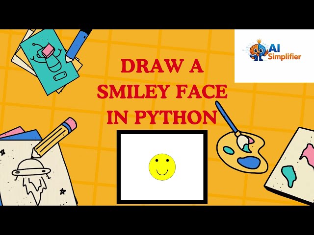 Create a Cute Smiley Face in Python 🐢 | Turtle Graphics Tutorial#kidslearning #pythonforbeginners