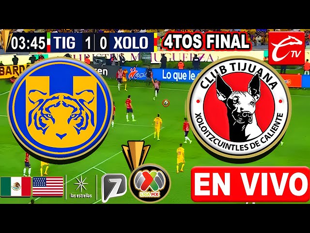 🔴 XOLOS vs TIGRES LIVE | ✅TV AZTECA | LIGA MX QUARTERFINALS | Where to watch Tigres vs Xolos Tijuana