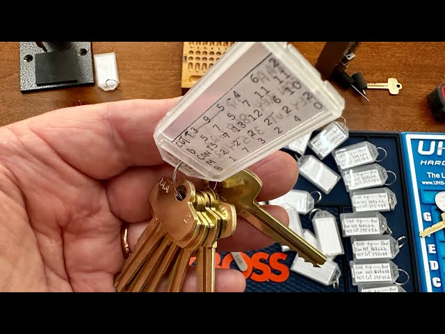 Tips and tricks for organizing SFIC A2 master key fobs