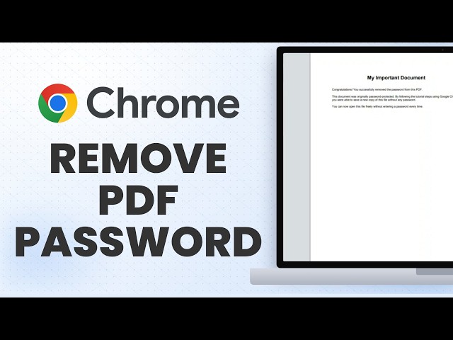 How to Remove a Password From a PDF for Free (Step by Step)