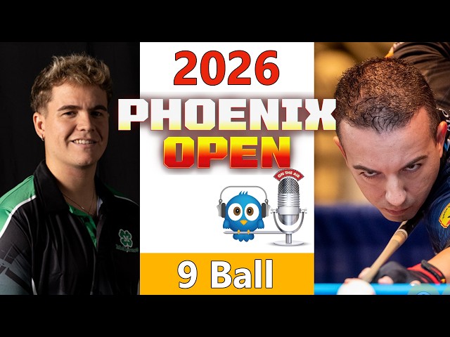 Jonas Souto Comino vs David Alcaide - 9 Ball - 2026 Phoenix Open