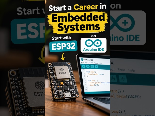 How to start your Embedded System journey in 2026 #embedded #career #esp32