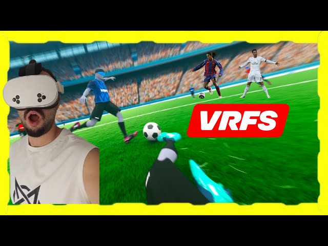 Probando VRFS (VIRTUAL REALITY FOOTBALL SOCCER) Simulador de FOOTBALL