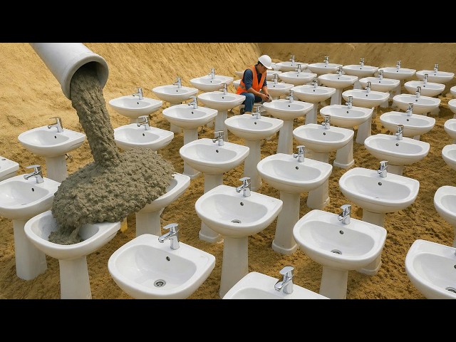 The crazy ideas from a 60-year-old plumber! 9 free repairs using sinks, cement, and PVC pipes