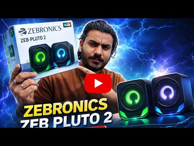 Zebronics ZEB Pluto 2 Unboxing 🔥 | RGB Speaker Review | Powerful Bass Test! | Mr. Global X 