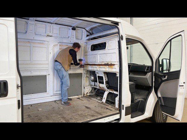 Man Builds An Amazing DIY CAMPERVAN | Start To Finish By @BudgiCamper