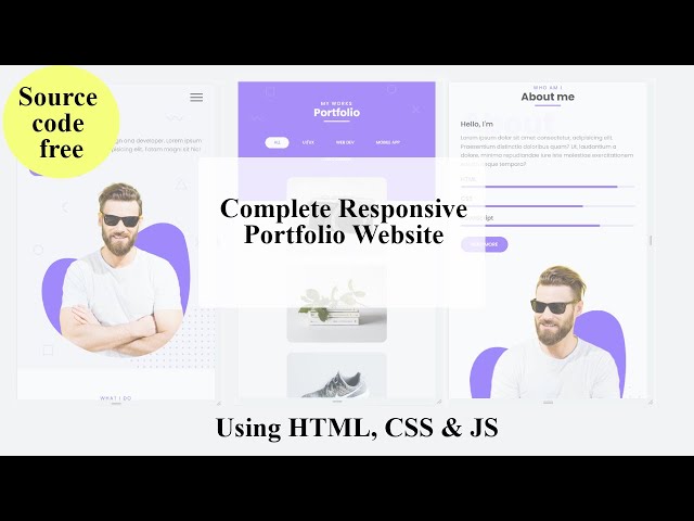 Personal Portfolio website using HTML, CSS and JavaScript (from scratch)  | Part - 10