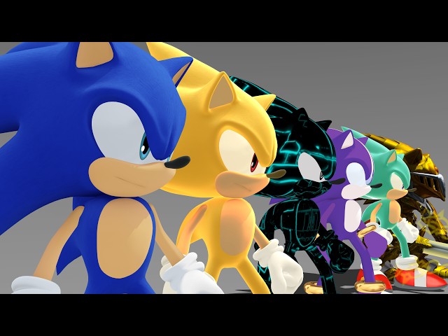 All Sonic Transformations | Which One Is Your Favorite? [Animation] 35th Anniversary Special