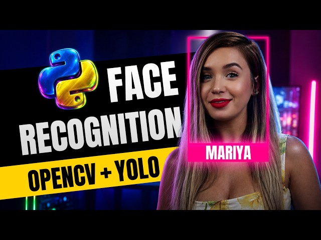 Teach Python to Recognize Your Face 👀 (OpenCV + YOLO + Live Camera)
