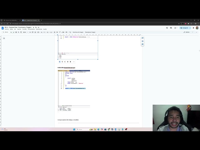 FUNCIONES Y TRIGGERS