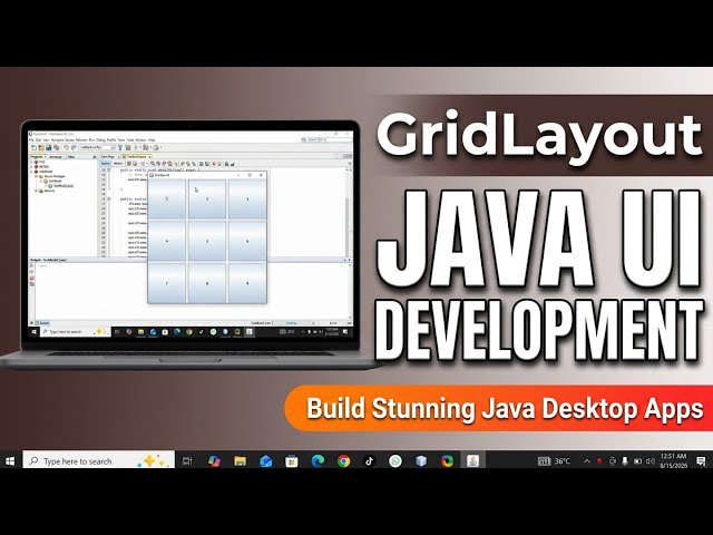 Java GridLayout Tutorial | Learn GUI Layouts in Java