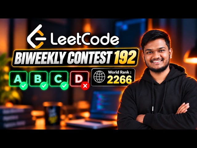 Leetcode Biweekly Contest 192 Live Solve 3/4 - World Rank 2266
