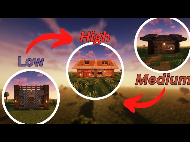 Three Houses Low-Medium-High