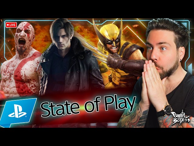 🔥State of Play REACCIÓN EN DIRECTO! EL EVENTO MÁS GRANDE de PLAYSTATION! Wolverine! RE9UIEM DLC?