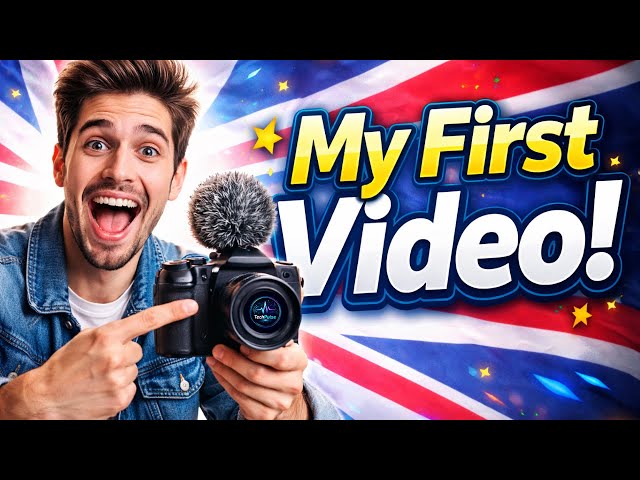 My First Video: Hello, YouTube! Meet TechPulse – UK AI & Tech Secrets