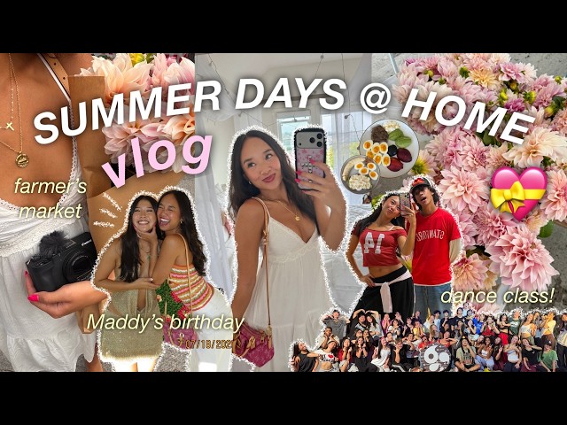 SUMMER DAYS @ HOME VLOG 𑣲⋆