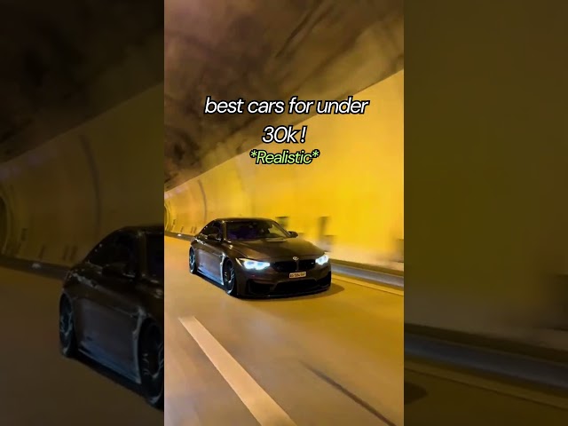 The Best Cars For Under 30k !
