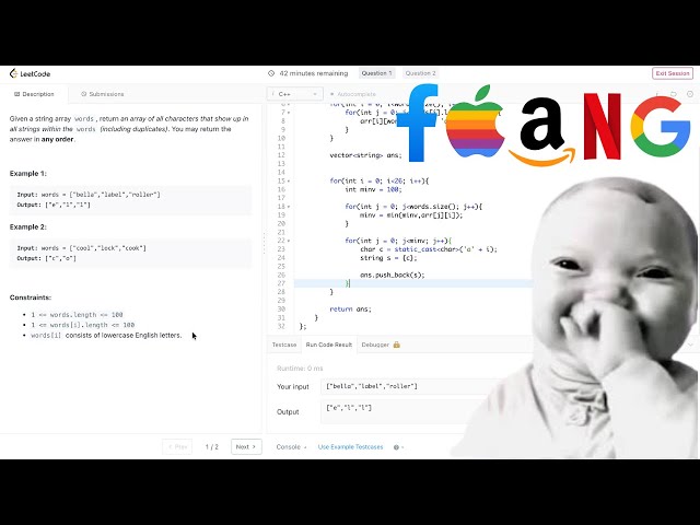 Coding everyday to break into FAANG (16 years old btw)