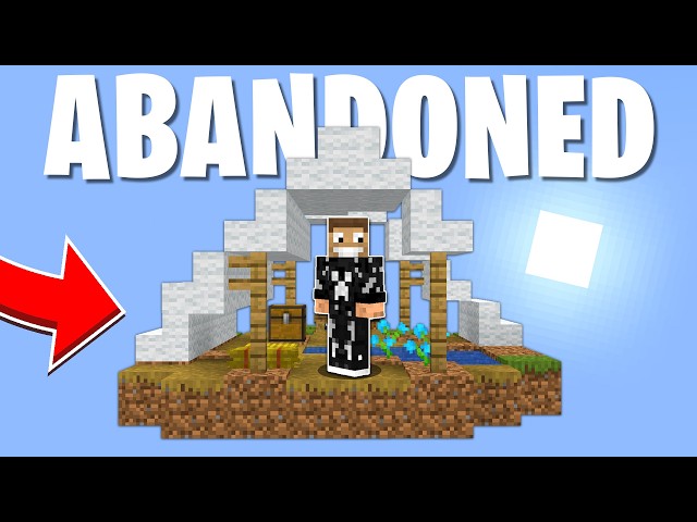 Beating Minecraft, but it's an abandoned camp world