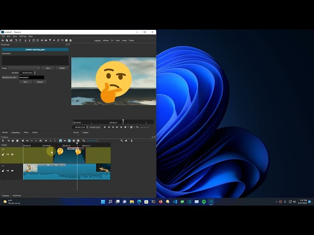 Shotcut Tutorial: Including 2D Animations