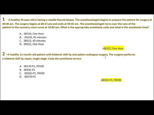 Anesthesia Practice Surgery Integumentary  #cpc  #medicalcoding  #aapc #exampreparation #trending