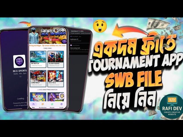 New 2026 Tournament Swb File Free| How To Make FF Tournament App Project | | Sketchware pro 😮