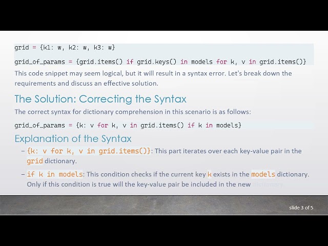 Mastering Dict Comprehension with Conditions in Python